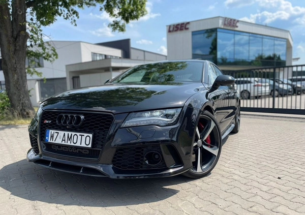 Audi RS7 cena 194000 przebieg: 69000, rok produkcji 2014 z Warszawa małe 277